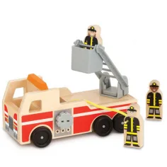 Dřevěné žebříkové hasičské auto - Melissa & Doug