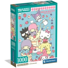 Hello Kitty a přátelé Sladké dobroty 1000 ks puzzle – Clementoni