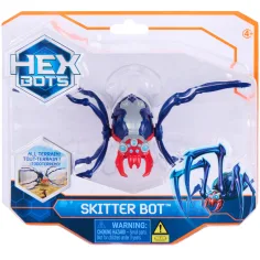 Hex Bots: Skitter Bot interaktivní robotický pavouk – modro-červený - Spin Master obrázek 1