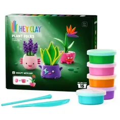 Hey Clay: Plant Folks figurky z rostlin – sada 15 ks