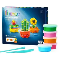 Hey Clay: Přátelé rostlin kreativní modelovací sada – 15 kusová sada
