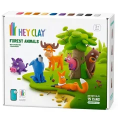 Hey Clay: Velká modelovací sada s telefonní aplikací - Lesní zvířata