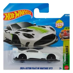 Hot Wheels: 2024 Aston Martin Vantage GT3 bílý autíčko 1/64 - Mattel