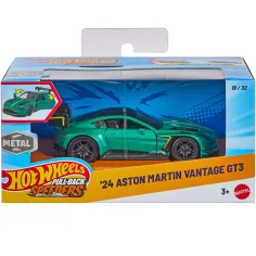 Hot Wheels: 2024 Aston Martin Vantage GT3 tahací autíčko 1/43 - Mattel