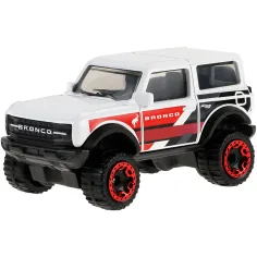 Hot Wheels: '21 Ford Bronco bílý autíčko 1/64 - Mattel