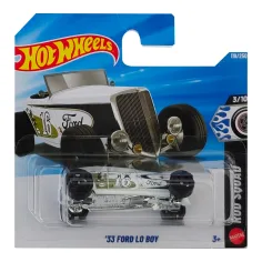 Hot Wheels: '33 Ford Lo Boy bílý autíčko 1/64 - Mattel