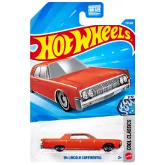 Hot Wheels: '64 Lincoln Continental oranžové autíčko 1/64 - Mattel