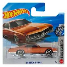 Hot Wheels: '66 Buick Riviera hnědé autíčko 1/64 - Mattel