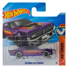 Hot Wheels: '68 Mercury Cougar fialové autíčko 1/64 - Mattel