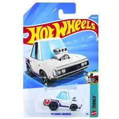 Hot Wheels: '70 Dodge Charger bílý autíčko 1/64 - Mattel