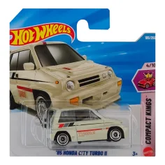 Hot Wheels: '85 Honda City Turbo II bílý autíčko 1/64 - Mattel