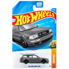 Hot Wheels: '94 Audi Avant RS2 šedé autíčko 1/64 - Mattel