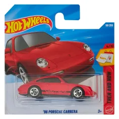 Hot Wheels: '96 Porsche Carrera červené autíčko 1/64 - Mattel