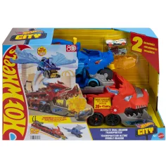 Hot Wheels City: Drakobijící autotransportér - Mattel