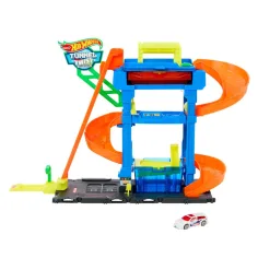 Hot Wheels City: Myčka aut s barevným měnícím malým autem - Mattel obrázek 4