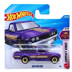Hot Wheels: Datsun 620 fialový autíčko 1/64 - Mattel