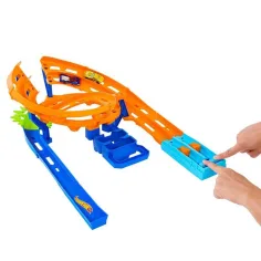Hot Wheels: Dvoubarevná závodní dráha se 2 závodními auty - Mattel obrázek 2