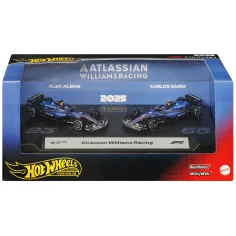 Hot Wheels F1 Autíčko 2-balení - Williams:sainz + Albon - Mattel