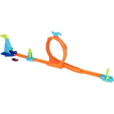 Hot Wheels: Kaskadérský startovací set - Loop Flag Finish herní set - Mattel obrázek 2