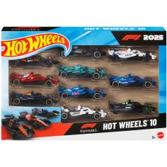 Hot Wheels Malá auta: F1 10 Dílů Sada - Mattel