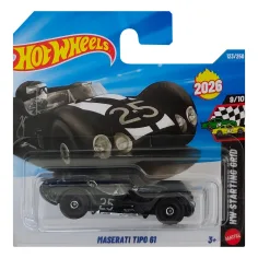Hot Wheels: Maserati Tipo 61 černé autíčko 1/64 - Mattel