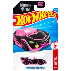 Hot Wheels: Monster High Ghoul Mobile černé barvy autíčko 1/64 - Mattel