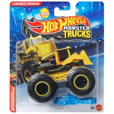 Hot Wheels Monster Trucks: Betonový drtič aut 1/64 – Mattel
