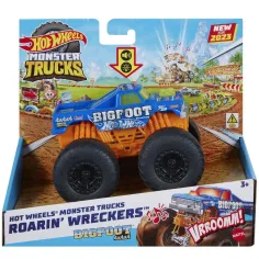 Hot Wheels Monster Trucks: Bigfoot 4x4x4 monster auto se světelnými a zvukovými efekty 1/43 - Mattel