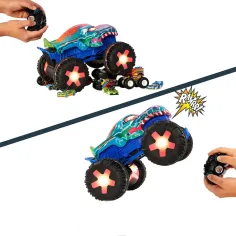 Hot Wheels Monster Trucks: Dálkově ovládaný interaktivní Mega Wrex monster auto - Mattel obrázek 4