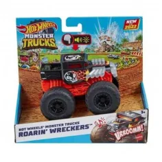 Hot Wheels: Monster Trucks Roarin' Wreckers autíčko se světlem a zvukem 1/43