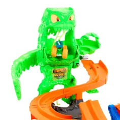Hot Wheels Monster Trucks Slizký monster Chaos dráha - Mattel obrázek 4