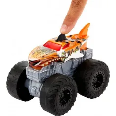 Hot Wheels Monster Trucks Tiger Shark vozidlo se světly a zvuky 1/43 - Mattel obrázek 3