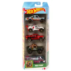 Hot Wheels: Mud Studs vozidla 5ks autíček set - Mattel