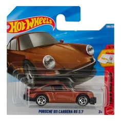Hot Wheels: Porsche 911 Carrera RS 2.7 hnědé autíčko 1/64 - Mattel