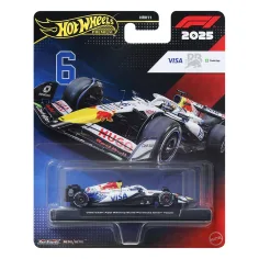 Hot Wheels Premium: Isack Hadjar Racing Bulls #6 Formula 1 autíčko 1/64 - Mattel