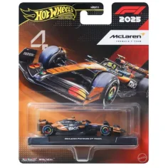 Hot Wheels Premium: McLaren Formula 1 tým č. 4 autíčko 1/64 - Mattel