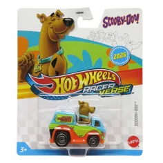 Hot Wheels: RacerVerse Scooby-Doo charakterový malý automobil 1/64 – Mattel