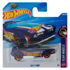 Hot Wheels: Rychlá ryba modré autíčko 1/64 - Mattel