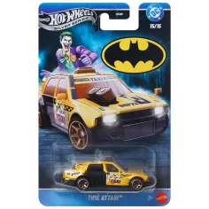 Hot Wheels Silver Series: Batman Time Attaxi autíčko 1/64 - Mattel