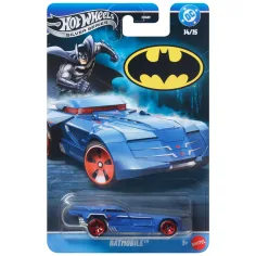 Hot Wheels Silver Series: Batmobil malý automobil 1/64 - Mattel