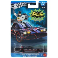 Hot Wheels Silver Series: Klasická televizní série Batmobile autíčko 1/64 - Mattel