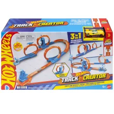 Hot Wheels: Trojitá smyčka dráha tvůrce set - Mattel
