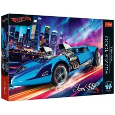 Hot Wheels Twin Mill 1000ks prémiový puzzle - Trefl