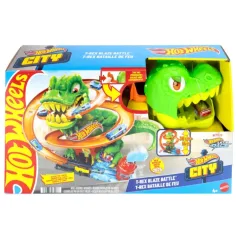 Hot Wheels: T-Rex Útok dráha - Mattel