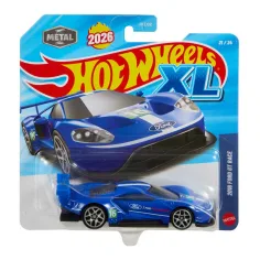 Hot Wheels XL: 2016 Ford GT Race autíčko 1/43 - Mattel