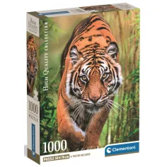 HQC Útočný tygr puzzle 1000 ks - Clementoni