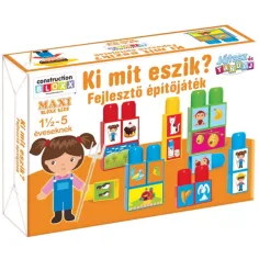 Hraj a uč se!: Kdo co jí? Rozvojová stavebnice - D-Toys