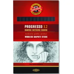 ICO: Progresso grafitová tužka 8911/8B 12ks Koh-I-Noor