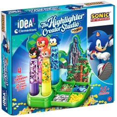 Idea! Ježek Sonic zvýrazňovač tvůrce kreativní set - Clementoni