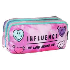 Influence 2 přihrádky oválná peněženka